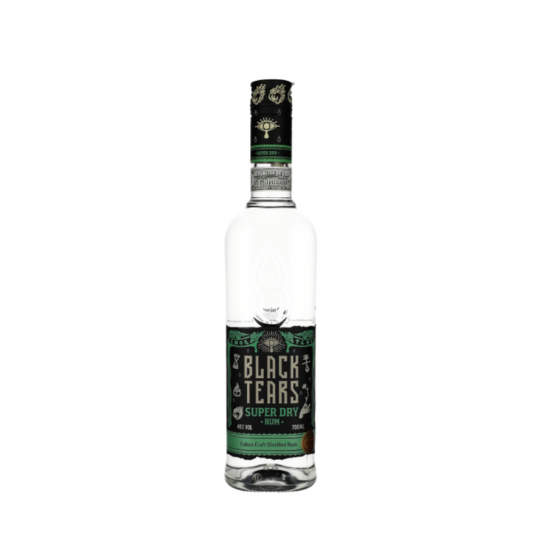 BLACK TEARS SUPER DRY by Vigia 40% White Rum 0.7L