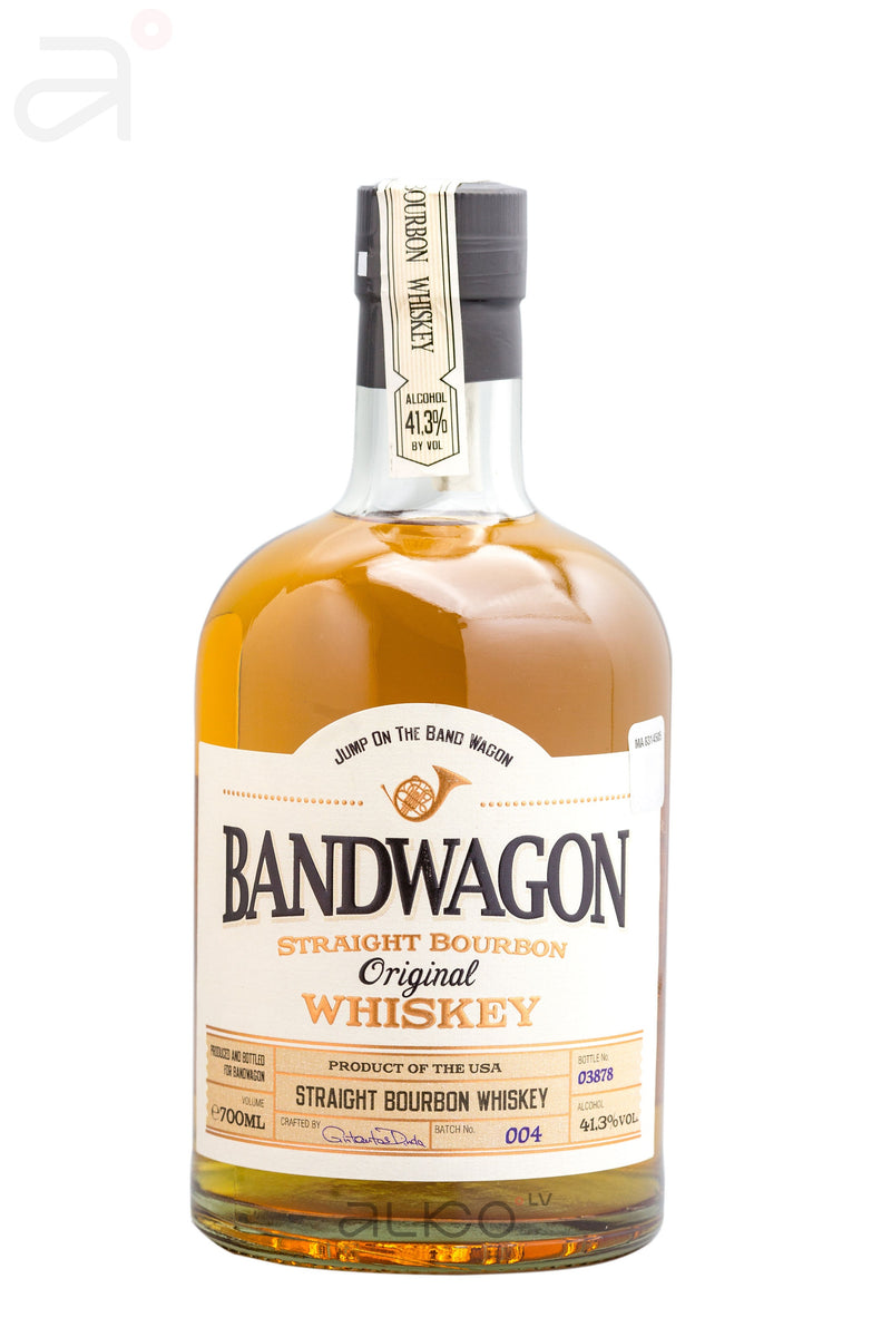 Bandwagon Straight Bourbon Original Whiskey 41.3%, 0.7 L